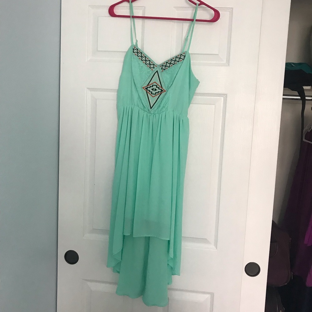 Turquoise Midi Dress